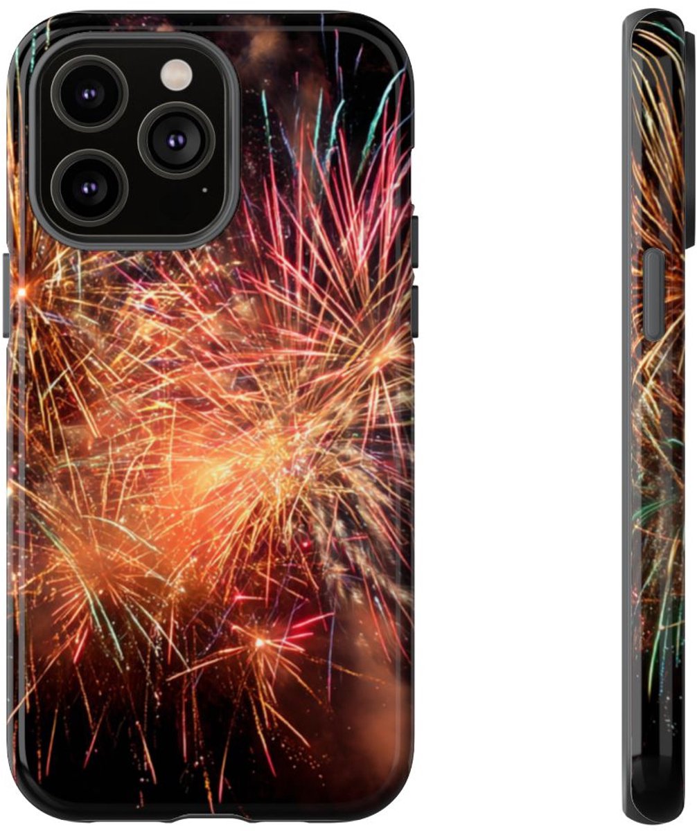 Kleurrijk Vuurwerk Spektakel – Telefoonhoesje Geschikt voor iPhone 14 Pro Max