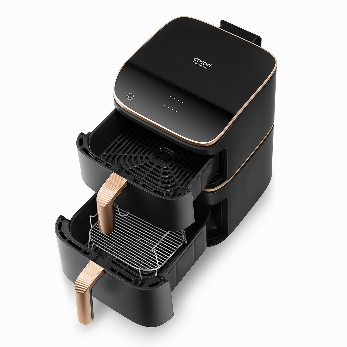 Cosori Turbo Tower Pro Airfryer met 2 Lades 10,8 l - afbeelding 2