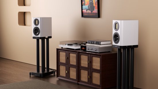 Wharfedale EVO 5.1 Boekenplank Speakers - Hifi Stereo Set - Passieve Speaker - 2-Weg Luidsprekers - Wit van Merkloos — afbeelding 4