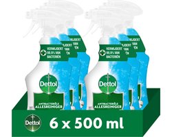 Dettol - Allesreiniger Spray - Antibacterieel - Katoenfris - 6 x 500 ml Voordeelverpakking