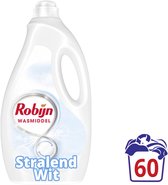Bol.com Robijn Vloeibaar Wasmiddel - Stralend Wit - met 93% biologisch afbreekbare ingrediënten - 60 wasbeurten aanbieding