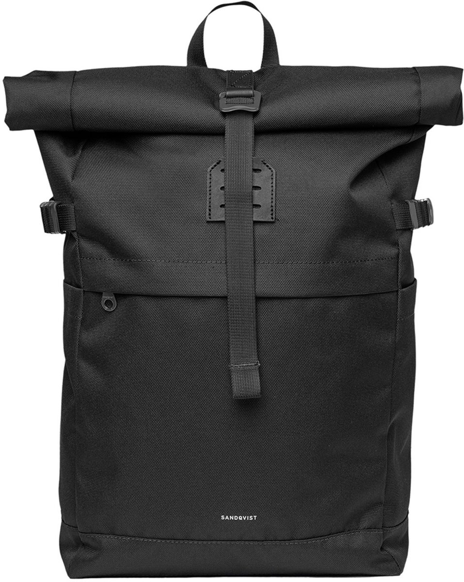 Sandqvist Icon Rolltop Rugzak M Black Rugzak