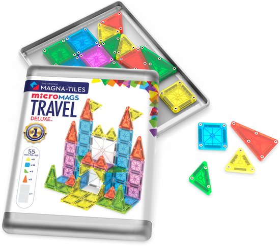 Magna-Tiles | Travel Set Deluxe 55 Stuks Set