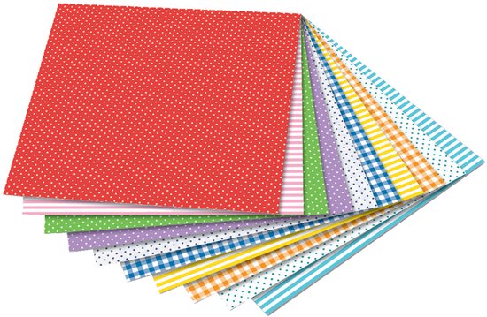 Folia vouwpapier Basic Intensive | ft 15 x 15 cm | pak van 50 vel