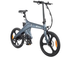 DYU T1 20 Inch Elektrische vouwfietsen - Elektrische fiets - Draagbare e-bike voor woon-werkverkeer in de stad - max. snelheid 25 km/u - 250 W motor, 55 km actieradius - LED-verlichting en LCD-display - IP54 Waterproof