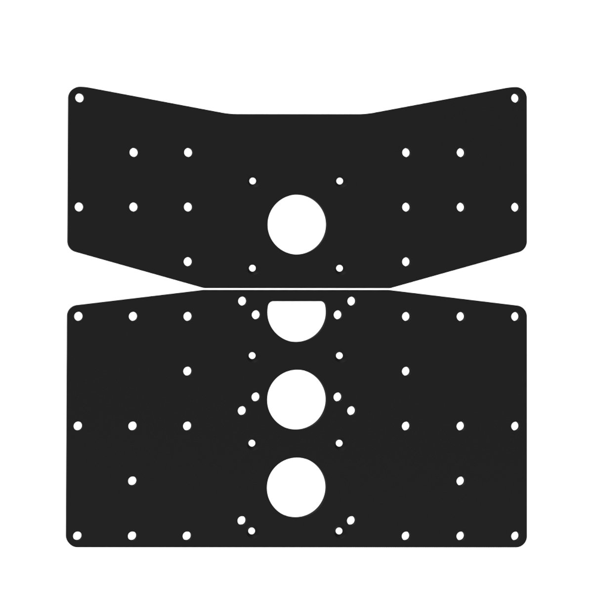 Cavus Multifit adapterplaat VESA 75x75 t/m 400x400 - Geschikt voor alle Cavus Tv standaards
