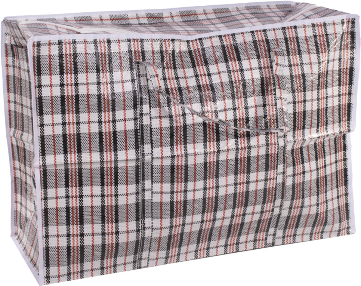 MixMamas Big Shopper Boodschappentas - 55 x 65 cm - Set van 2 - Zwart