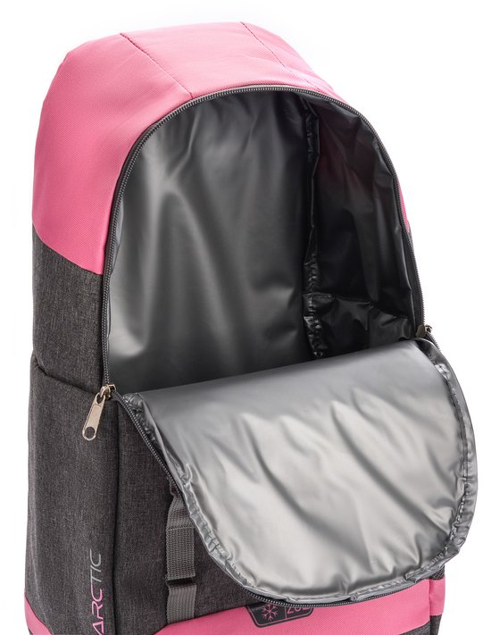 Meteor Arctic - Thermische rugzak 20 l - Koeltas rugzak - roze/grijs gemêleerd van Meteor — afbeelding 4