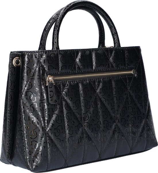 GUESS sac à main sac à épaule bandoulière Aldina Girlfriend Satchel Black noir