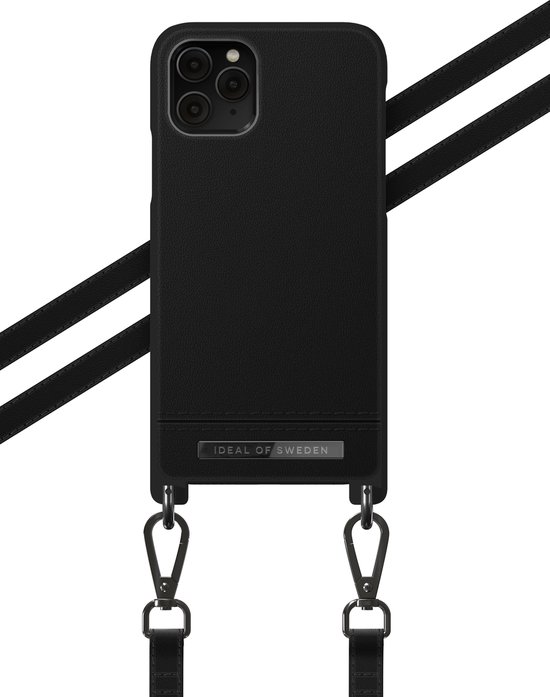 iDeal of Sweden Étui avec collier pour iPhone 11 Pro/ XS/ X Onyx Noir