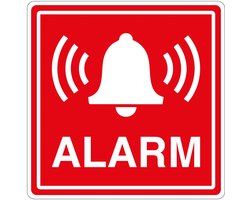 Alarm sticker | 7,5 x 7,5 cm