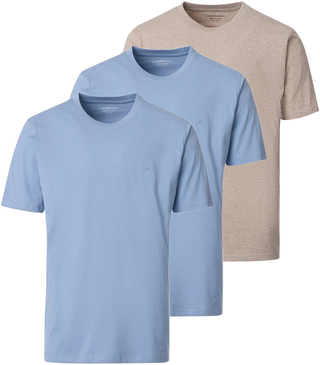 CASAMODA Heren t-shirt 3 pack Basic