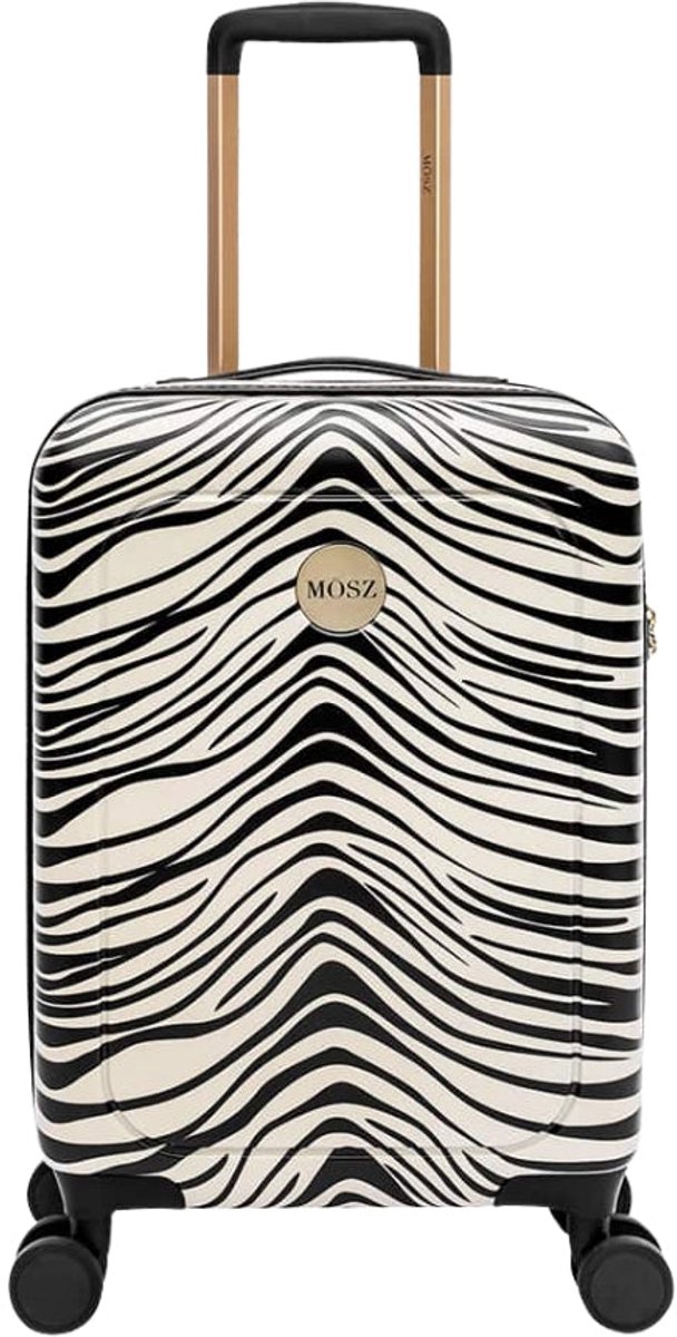 MŌSZ Handbagage koffer / Trolley - 55 cm - Lauren - Zebra