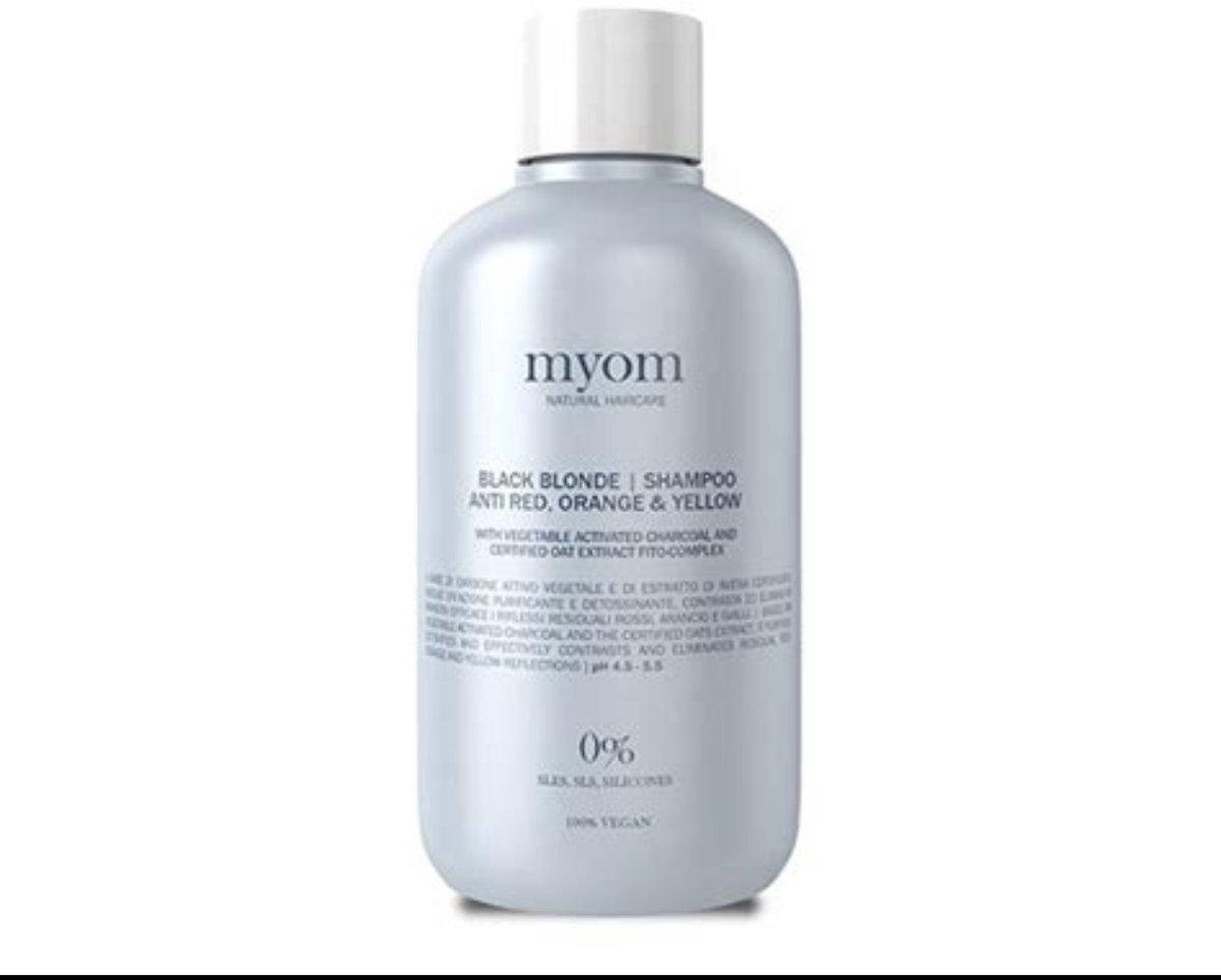 Myom black blond - anti red, orange & yellow shampoo