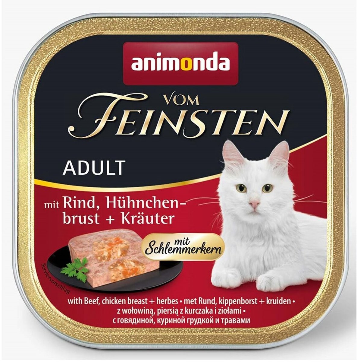 Animonda Kattenvoer Animonda Vom Feinsten Kip Kalfsvlees 100 g 100 L