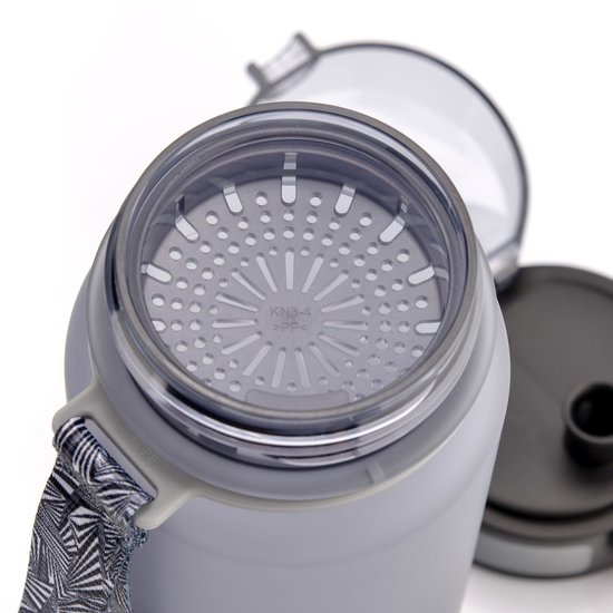 Meteor Sportbidon 1000 ml - Fietsbidon - Grijs - Sportfles, 1000 ml, Grijs van Meteor — afbeelding 5