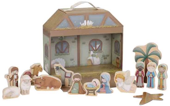 Little Dutch – Kerststal speelkoffer