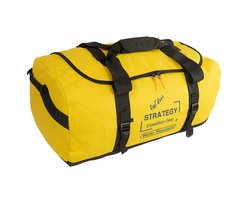 3-in-1 Duffel Reistas – Draagbaar als Rugzak, Schoudertas én Handtas Geel maat M 75 liter