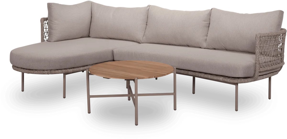 Mondial Living Loungeset Jonas Chaige Longue Sahara Dust