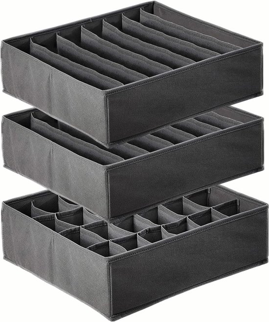 MVKV 4 stuks kledingkast-organizer, opvouwbare lade-organizer