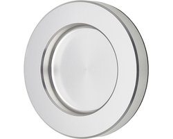 SOTECH Schuifdeurgreep TAYO RVS look Ø 70 x 10 mm zelfklevend (3M VHB), glazen deurklink van aluminium, greepschaal voor glas- & kamerdeuren