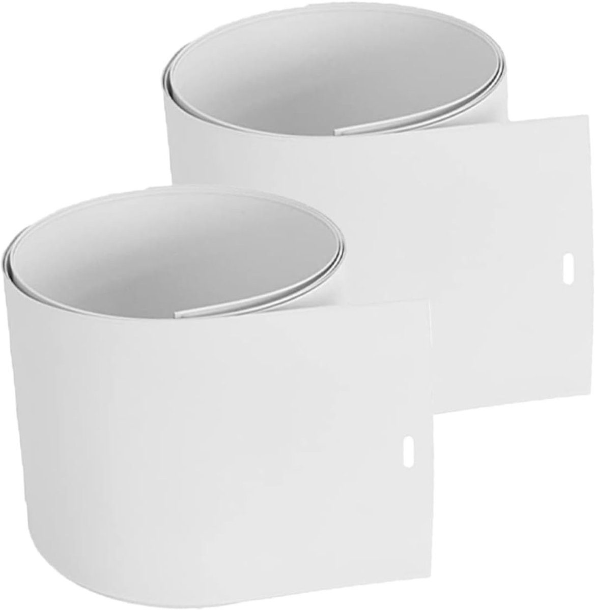 2 Stuks blinde latten Kunststof lamellen vervanging Witte lamellen vervangen rolgordijnen voor blinde reparatie tabbladen verticale lamellen appartement jaloezieën lamellen pvc