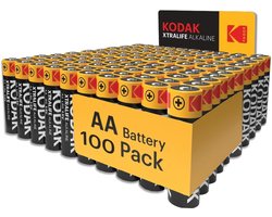 Kodak XTRALIFE Alkaline batterij AA 100 pack