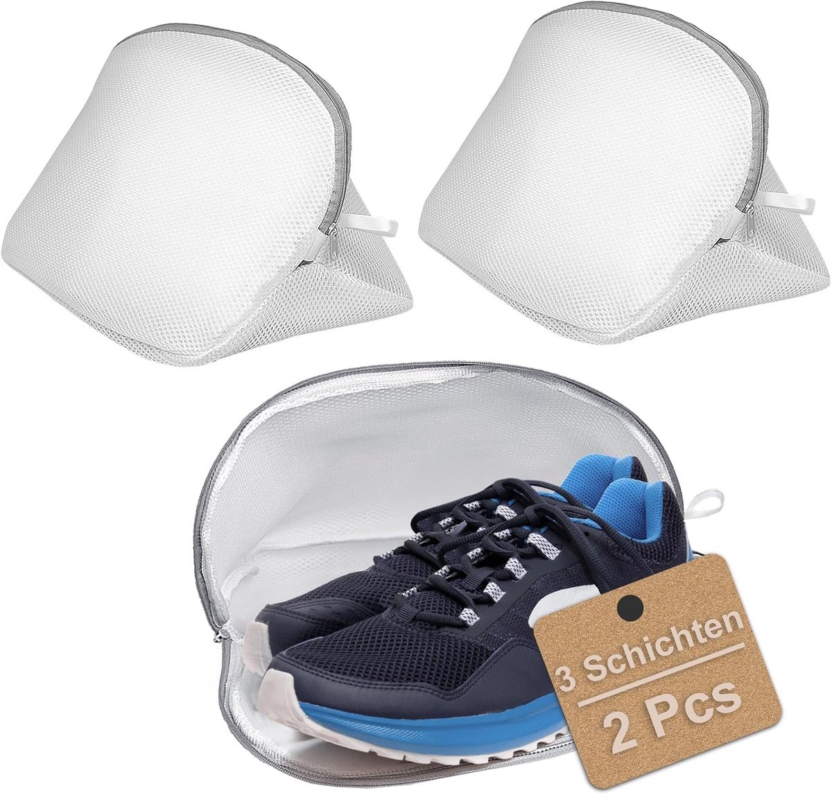 Herbruikbare Waszak voor Schoenen - Wasnet voor Wasmachine - Sneakers Wassen