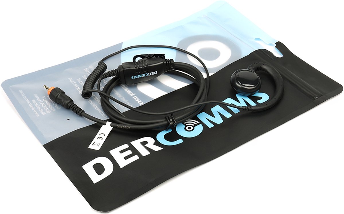 DerComms® Portofoon oortje voor de Motorola CLP446 en CLK446