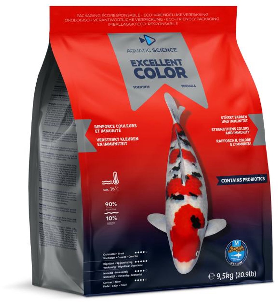 Aquatic Science Excellent Color Medium 9,5Kg