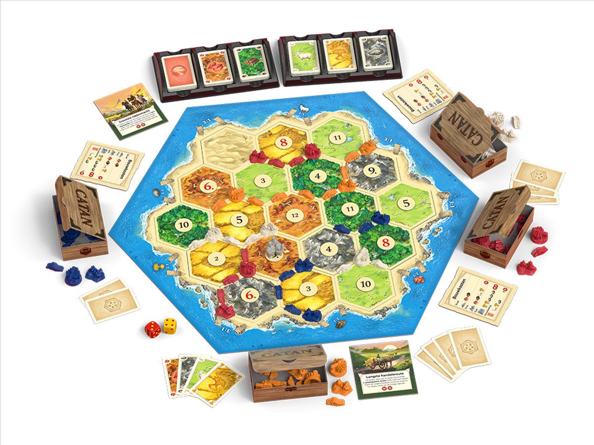 999 Games - Catan - Basisspel - Bordspel - Het populaire handelsspel - 15+ spellenprijzen wereldwijd - Gezelschapsspel - Familiespel — afbeelding 3