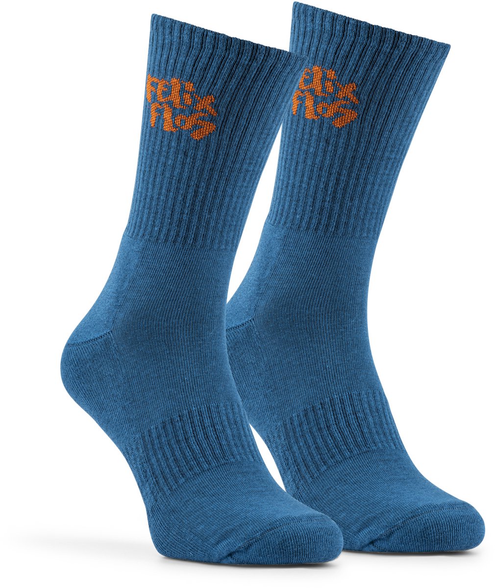 Felix Flos Performance Step - Sportsokken - Donkerblauw - Maat 39-42 - Katoen - Schokdempend