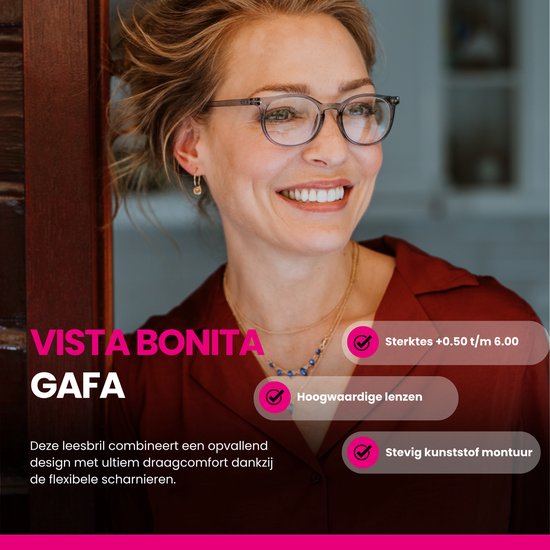 Lunettes de lecture Vista Bonita Gafa-Very Berry-+3.50