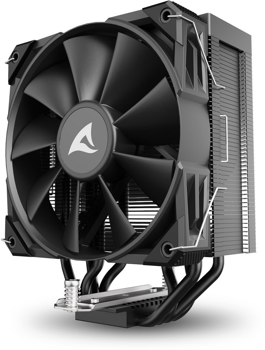 Sharkoon A40 Black - 500 - 1800 Rpm - 30 Dba - Voor Intel Lga: 1851, 1700, koeler - afbeelding 2