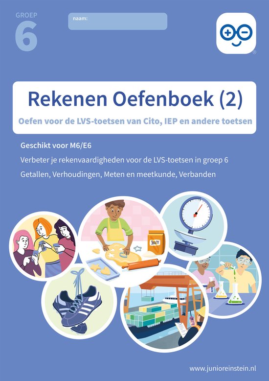 Deel 2 2 - Rekenen Oefenboek deel 2 groep 6 - cover