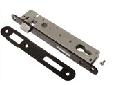 Smaldeurslot profielcilinder 90 × 22 mm - slotafstand 90mm - zwarte voorplaat