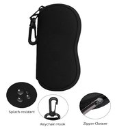 Étui à Lunettes En Néoprène Avec Fermeture éclair Et Clip Mousqueton - Protection Anti-chocs