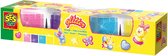 SES Creative - Glitter Klei - Glitter Kleuren (4x90g) - Vegan en Glutenvrij - Herbruikbaar - Uitwasbaar - Vanaf 2 jaar