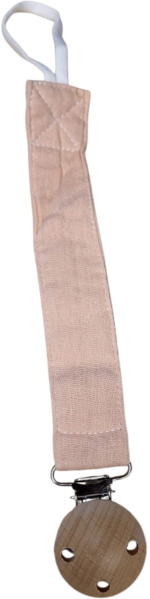 Goedkoopste Speenkoord - spenenketting - linnen - Rose