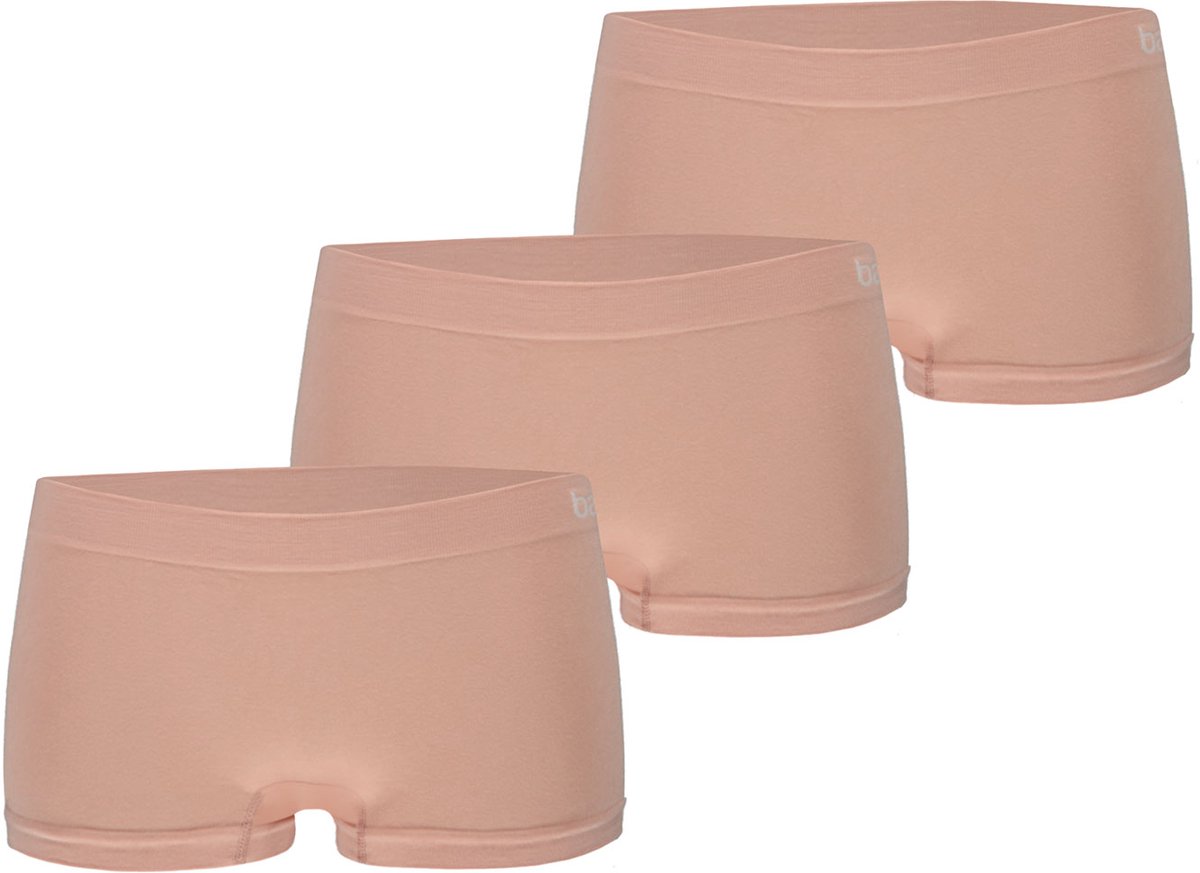 Dames Bamboe Hispter zonder naden 3 pack beige
