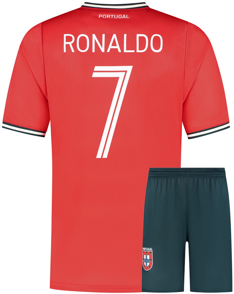 Ronaldo Portugal Voetbaltenue Thuis - 2025-2026 - Voetbal Tenue Kinderen - Shirt en Broekje - Jongens en Meisjes - Volwassenen - Heren en Dames - Maat XL
