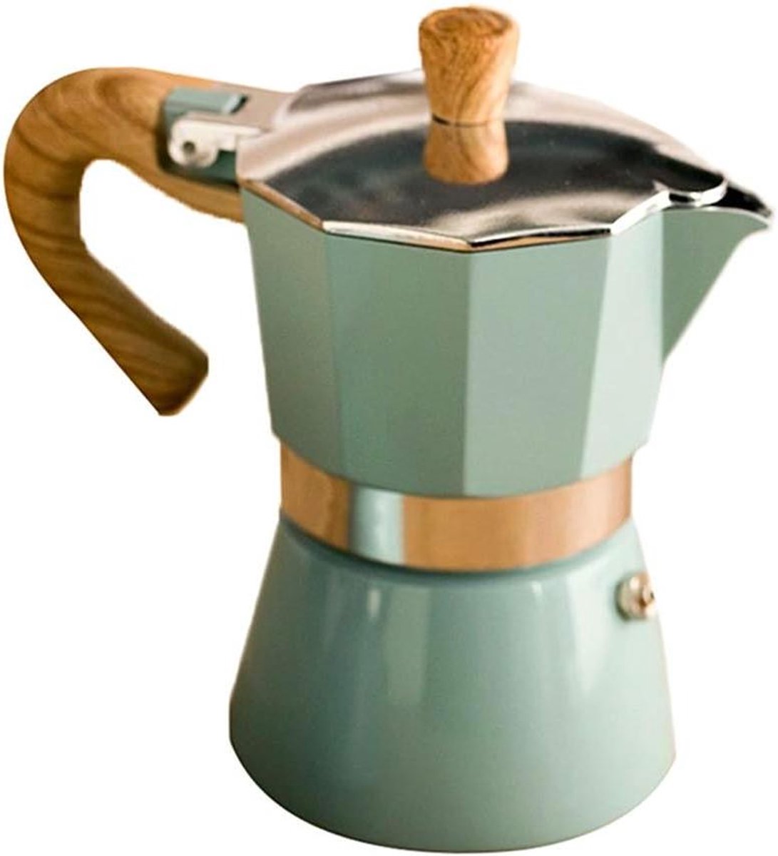 150/300ml Aluminium Mokka Koffiezetapparaat Percolator Stove Top Pot voor Thuis en Kantoor. Hete Koffiepot.