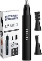 Trimly 3-in-1 Neustrimmer Mannen – Oplaadbaar – Wenkbrauwtrimmer – Oortrimmer