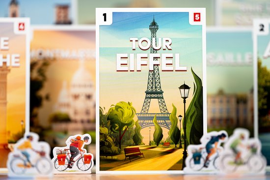 999 Games - Postcards - Strategisch Bordspel - Met een solo variant - Hop! Op de fiets spel!