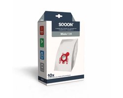 SQOON® (SQ14) Stofzuigerzakken geschikt voor Miele FJM - Gelijk aan model: 9917710 - High Filtration, perfecte pasvorm voor Miele-stofzuigers