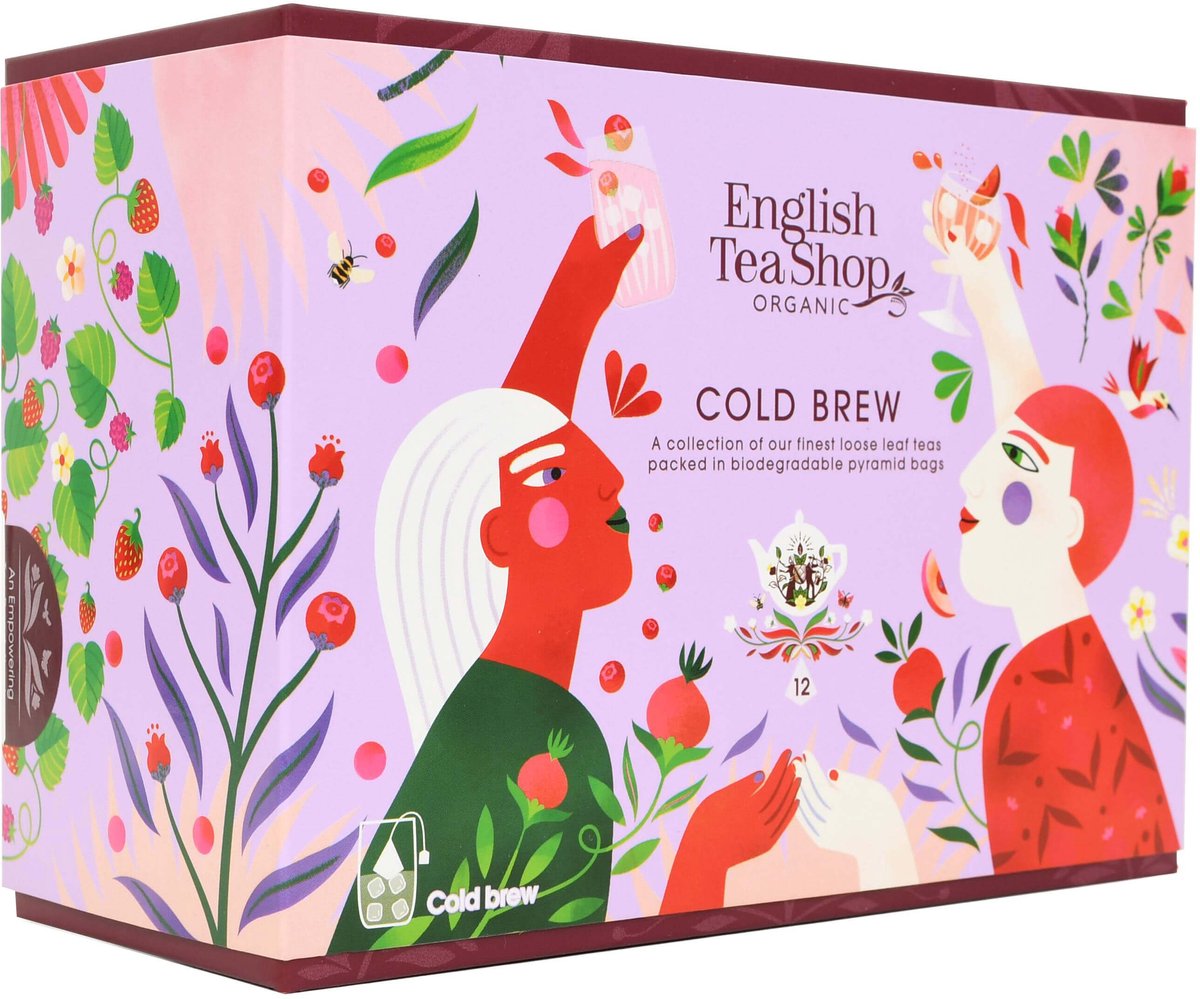 English Tea Shop - Cold Brew Thee Selectie – 3x Biologische Melanges – Ijsthee Zonder Suiker – Verfrissende Zomerse Theecollectie