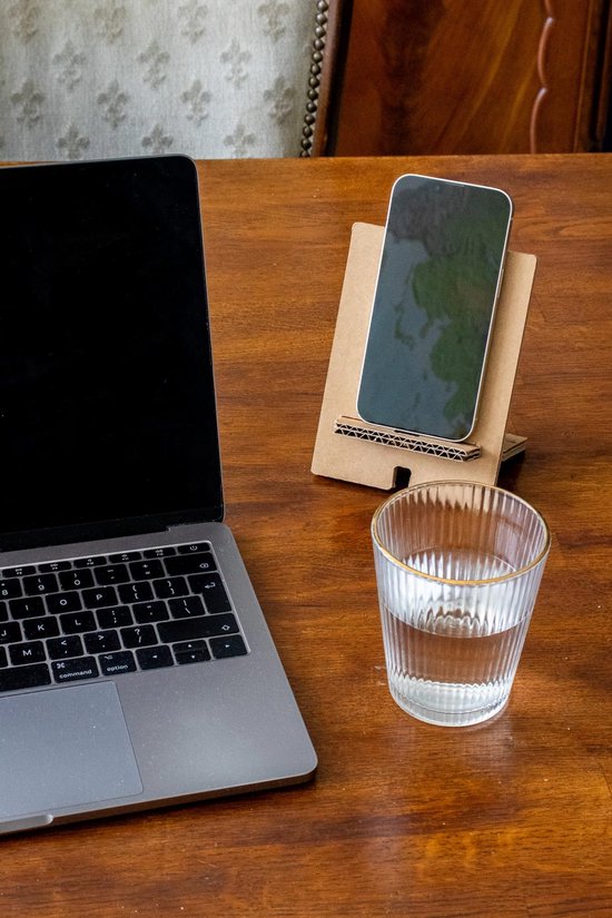 Support de téléphone en carton - 11 x 8,5 x 15 cm - Tente en carton