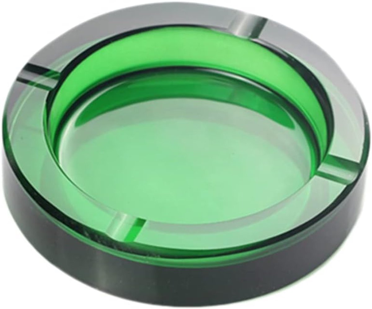 4-inch gekleurde kristallen glazen asbak