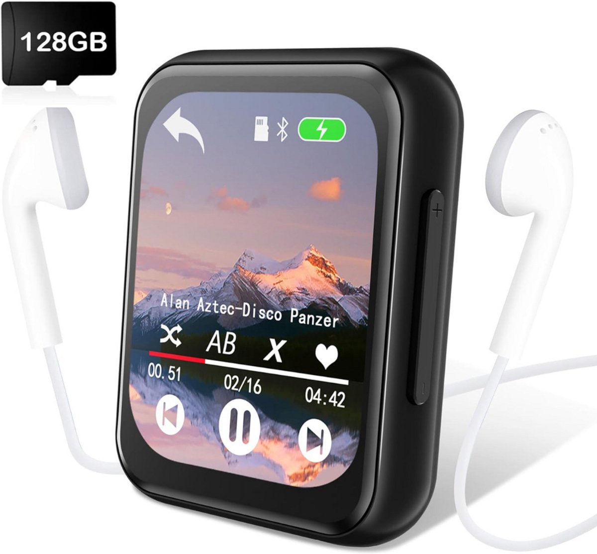 DailySupplies® MP3 Speler Bluetooth - FM-Radio - Zwart