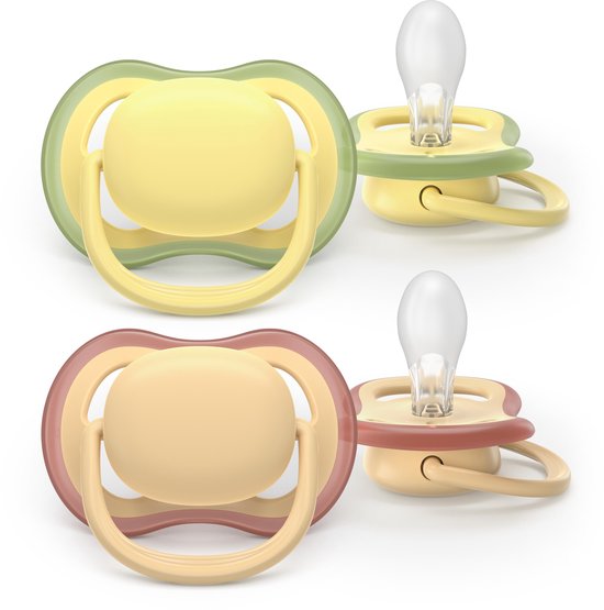 Philips Avent Ultra Air - Ademend en lichtgewicht fopspeen (0-6 mnd) - 2 stuks - SCF087/07 van Merkloos — afbeelding 2